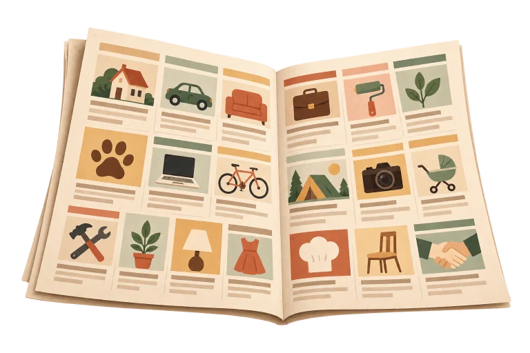 Visuel de la section P’tites Annonces